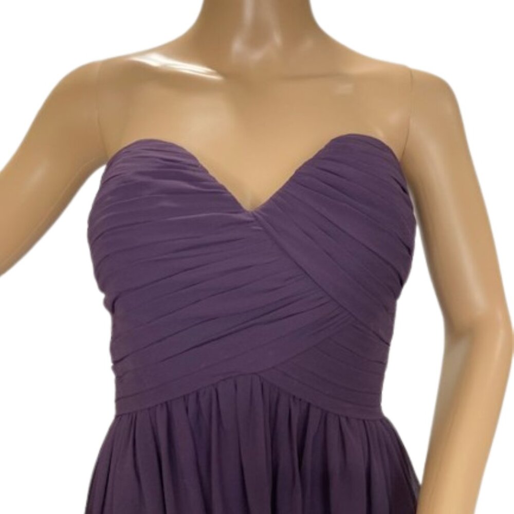 Bill Levkoff Strapless Chiffon Dress - Picture 3 of 8